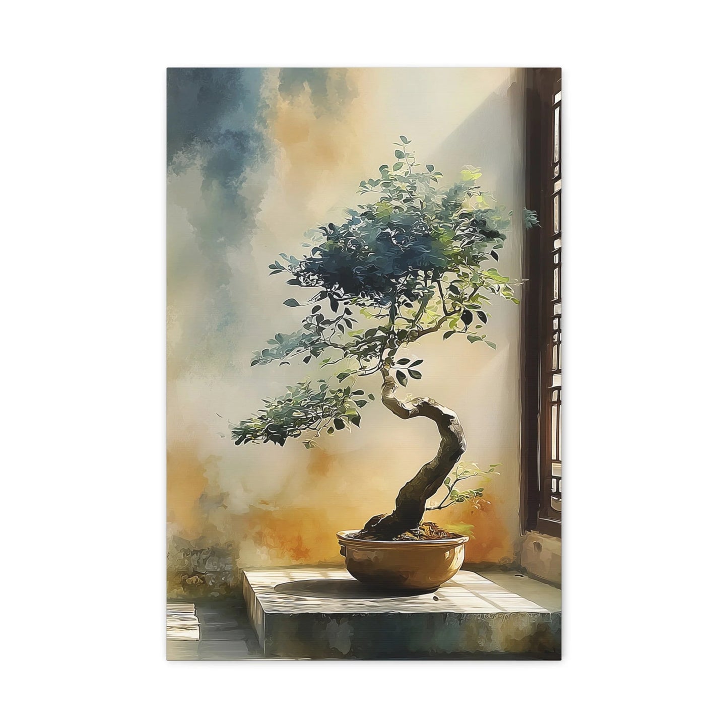 Tableau Bonsaï zen — vue de face