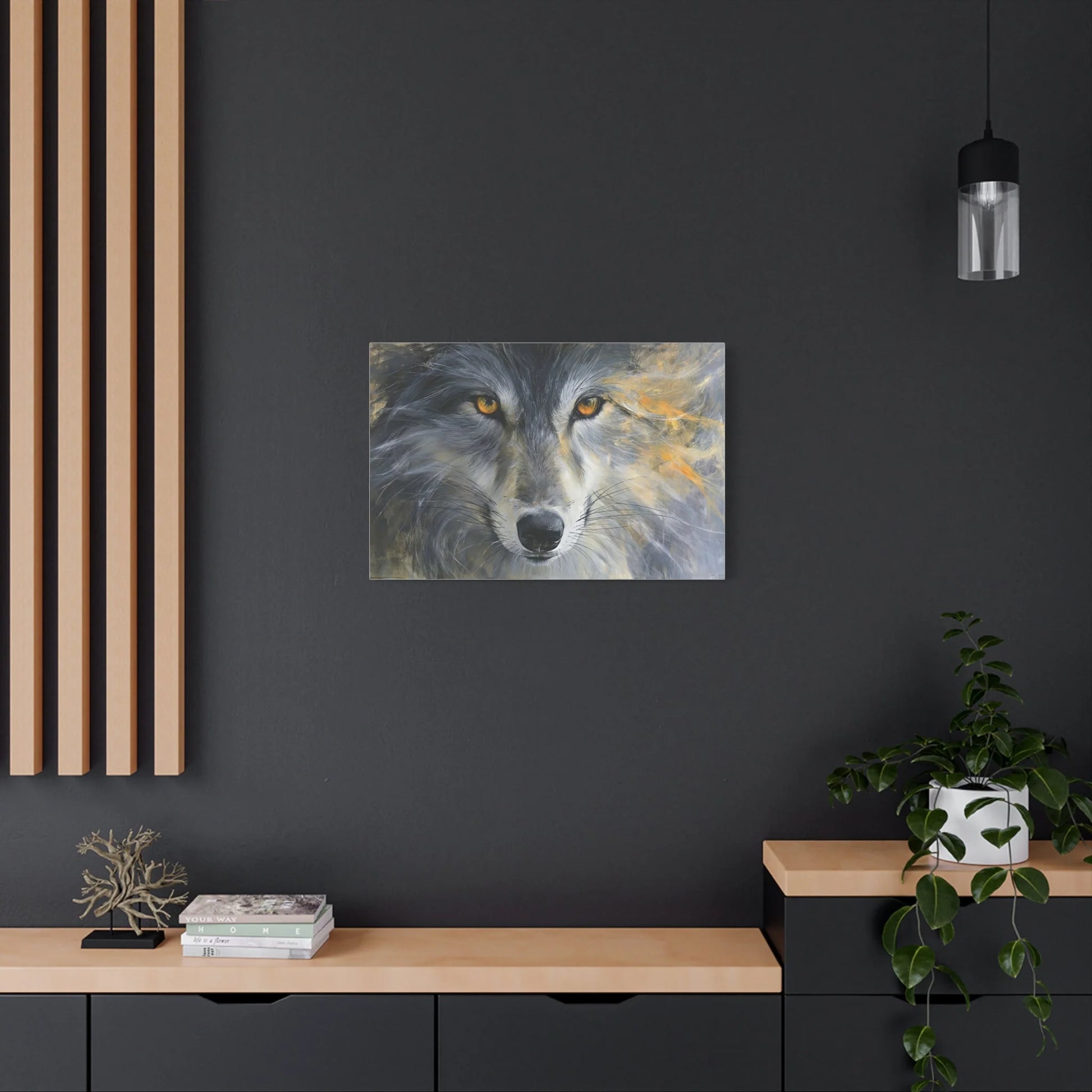 Tableau Œil de Loup - Regard Hypnotique - vue intérieur architecte
