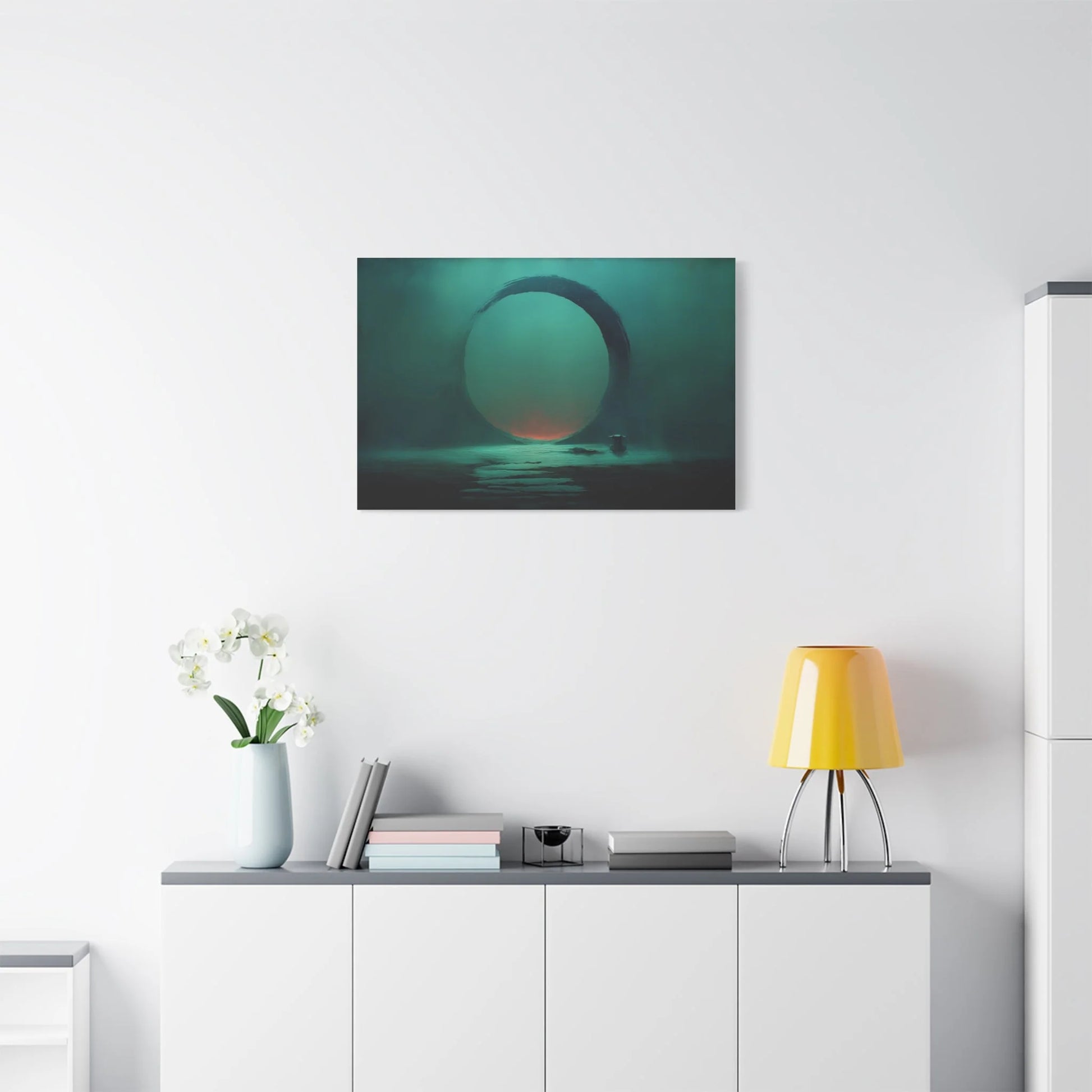 Tableau Tableau zen enso ambiance scandinave épurée