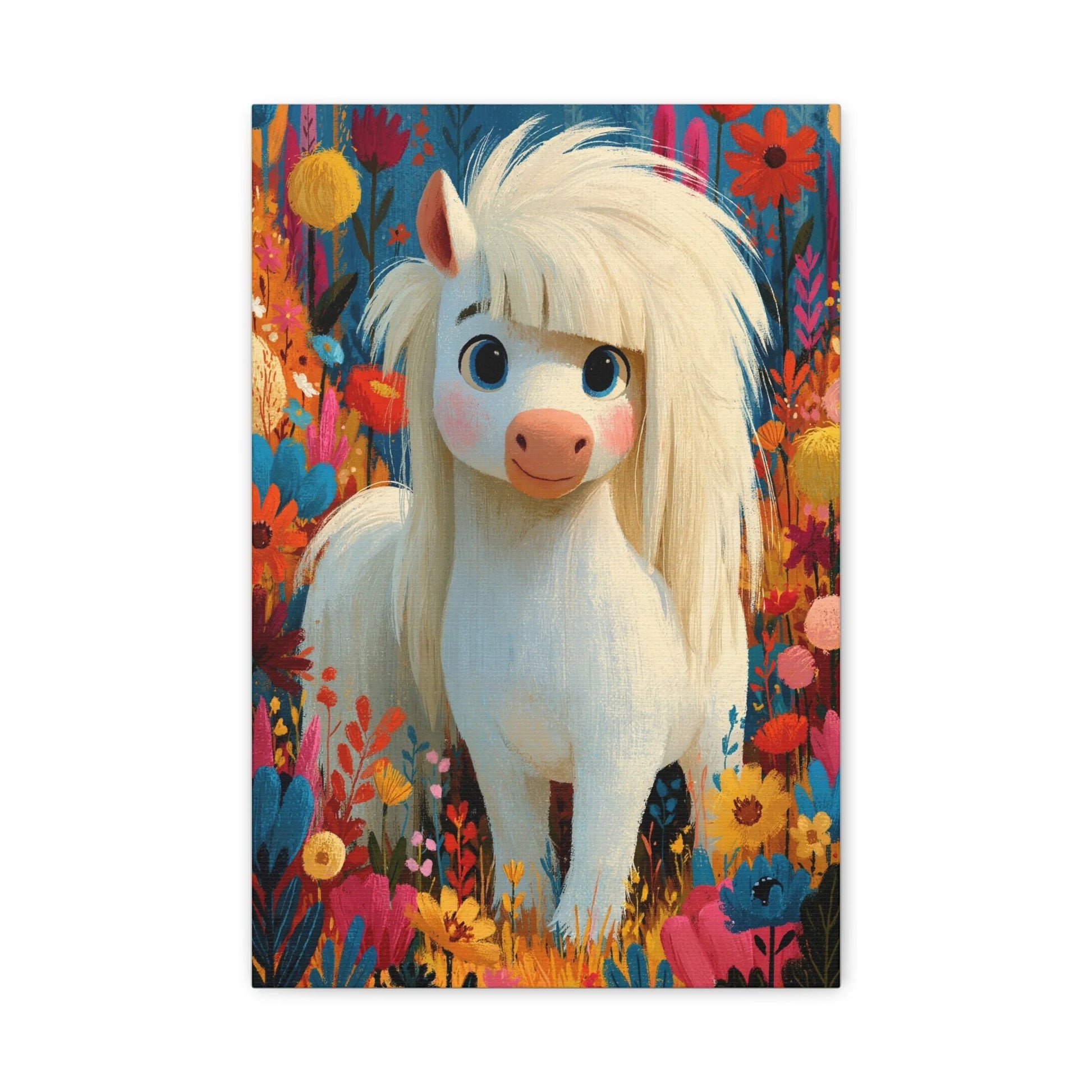 Tableau Poney Shetland - Fleur Sauvage