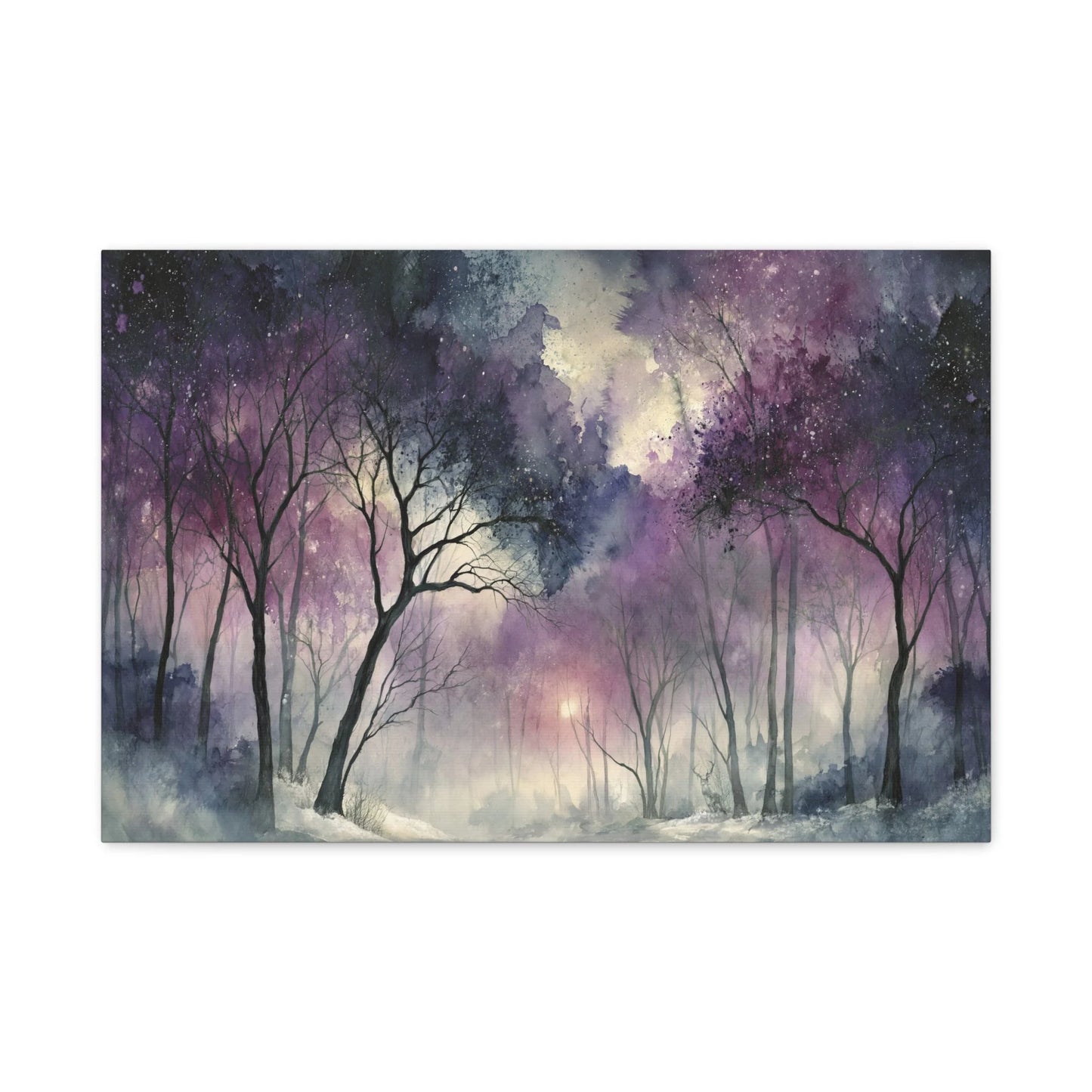 Tableau Forêt violette — vue de face