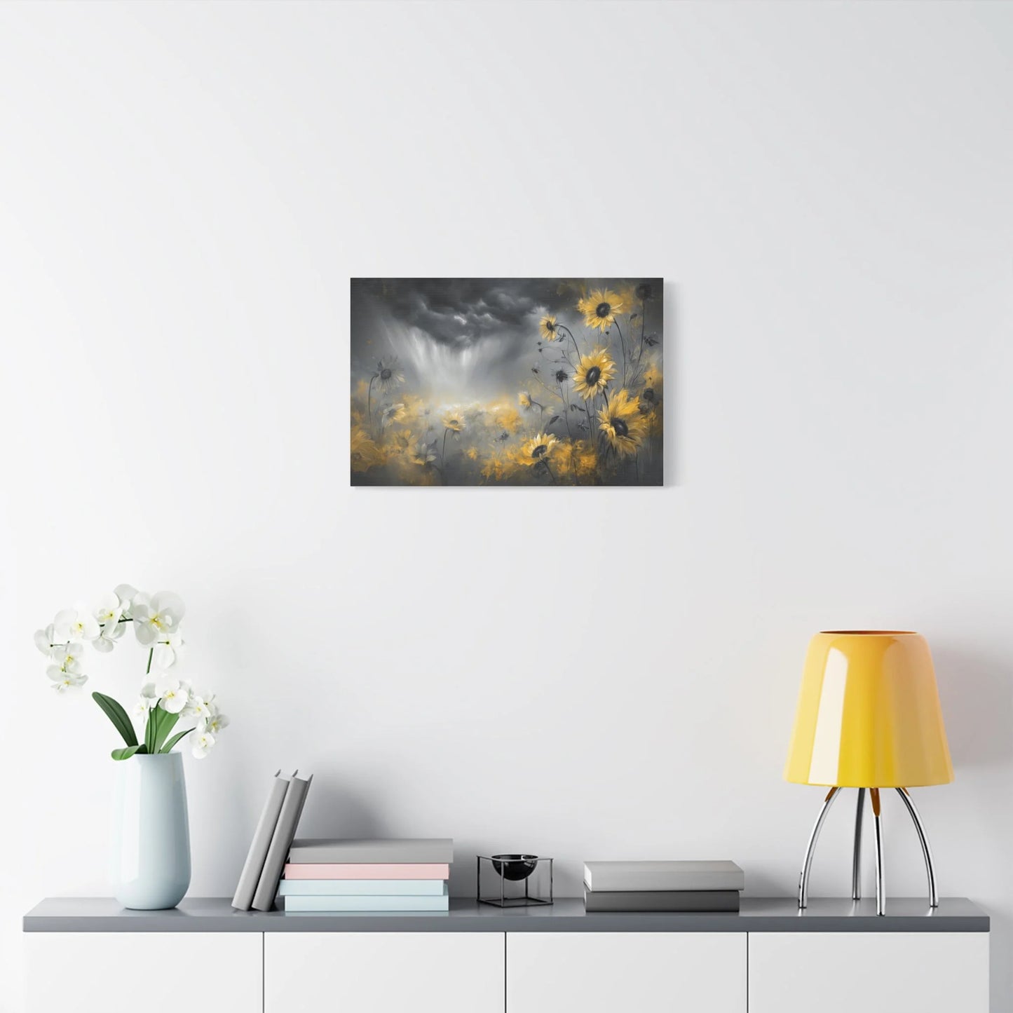 Tableau Champ tournesols esprit peinture impressionniste