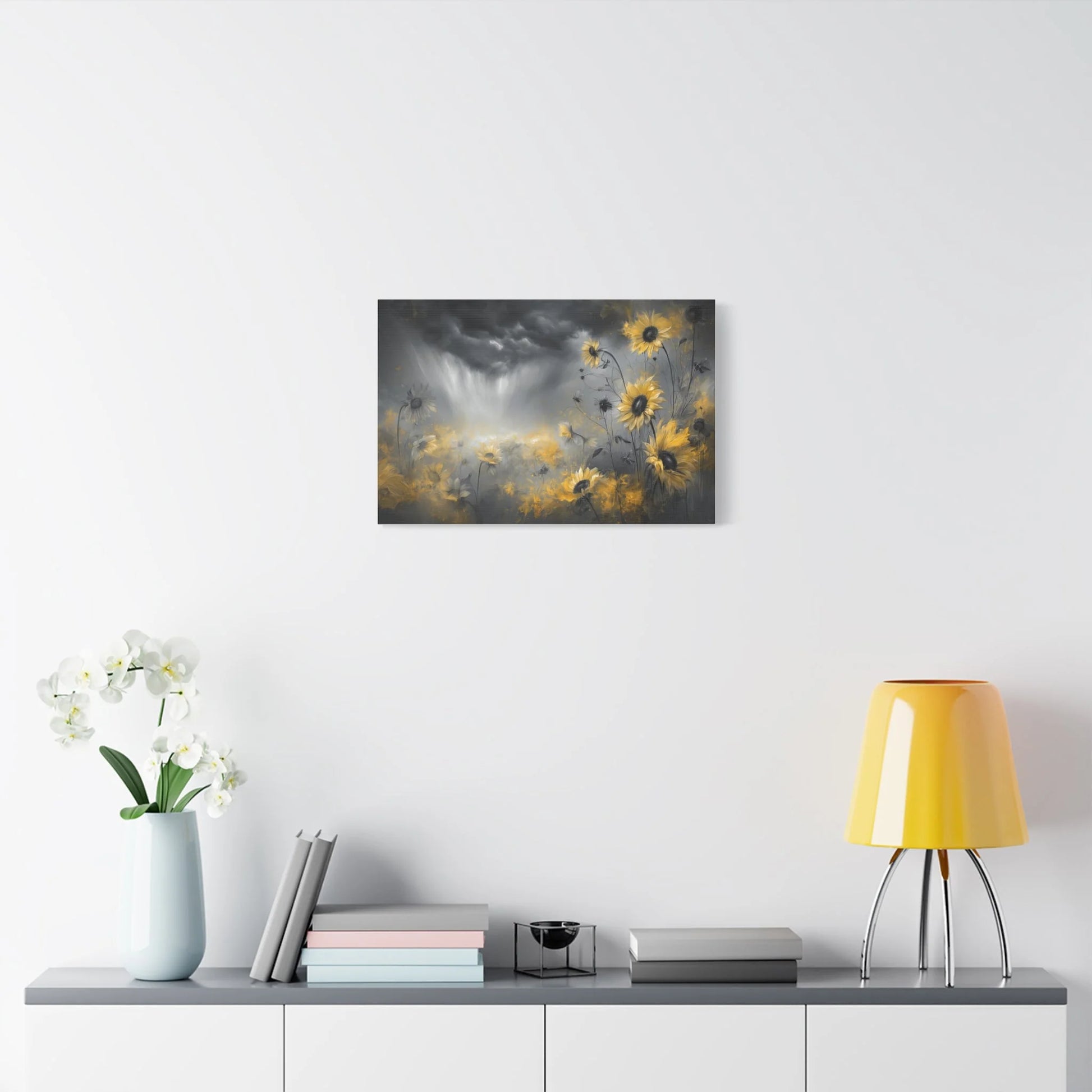 Tableau Champ tournesols esprit peinture impressionniste