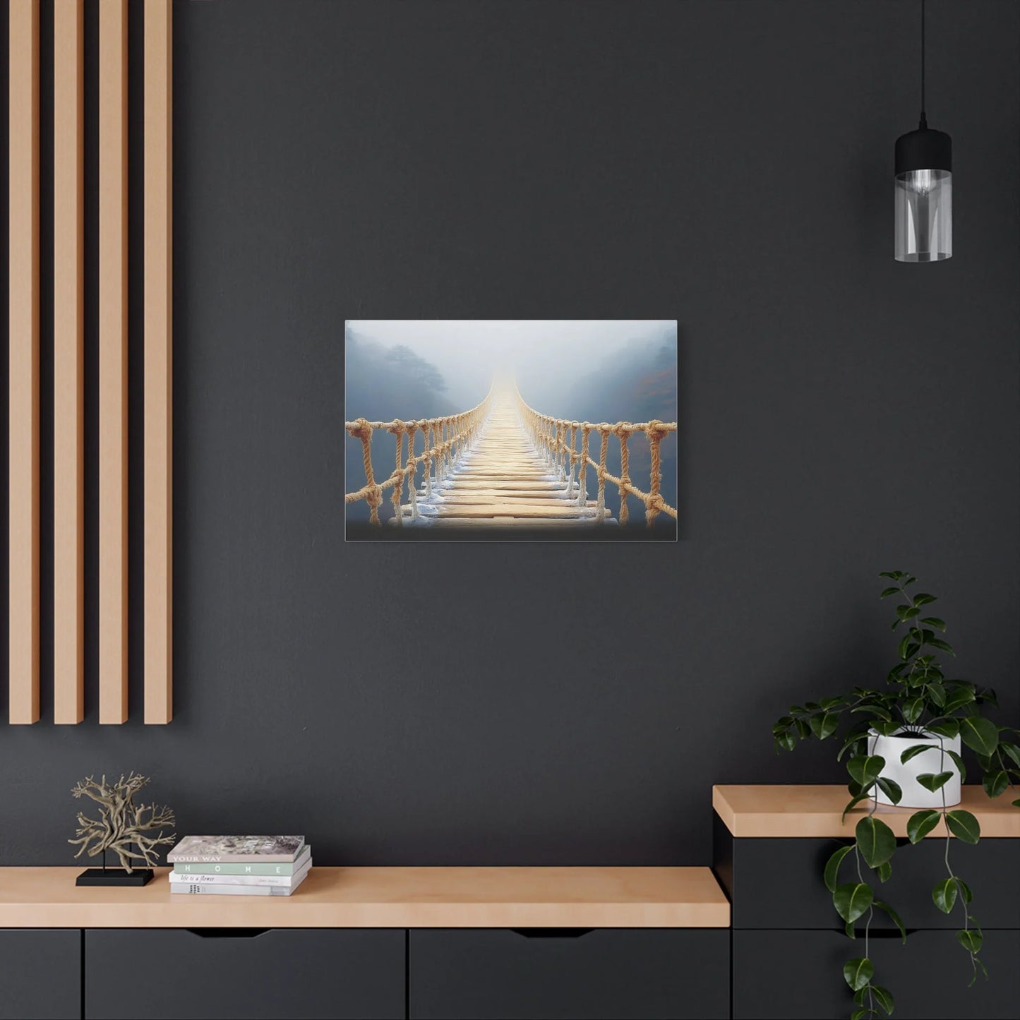 Tableau Pont sur toile de coton 470 g/m²