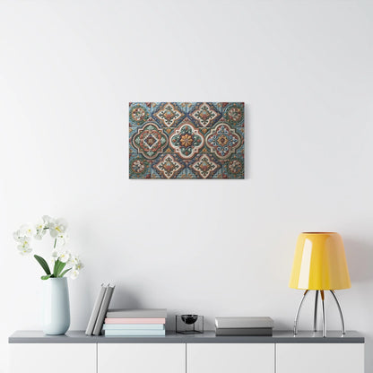 Tableau en Mosaïque Zellige Fès Meknès - Étoile Marocaine - ambiance chambre adulte