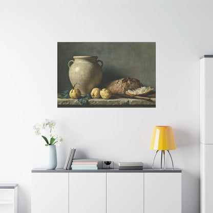 Tableau Nature Morte Espagnole - Table Ibérique - vue mur grande hauteur