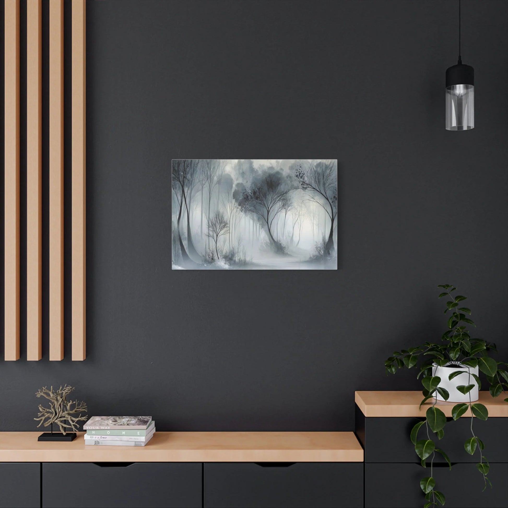 Tableau Forêt sur toile de coton 470 g/m²