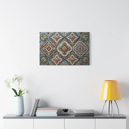 Tableau en Mosaïque Zellige Fès Meknès - Étoile Marocaine - grand format salon spacieux