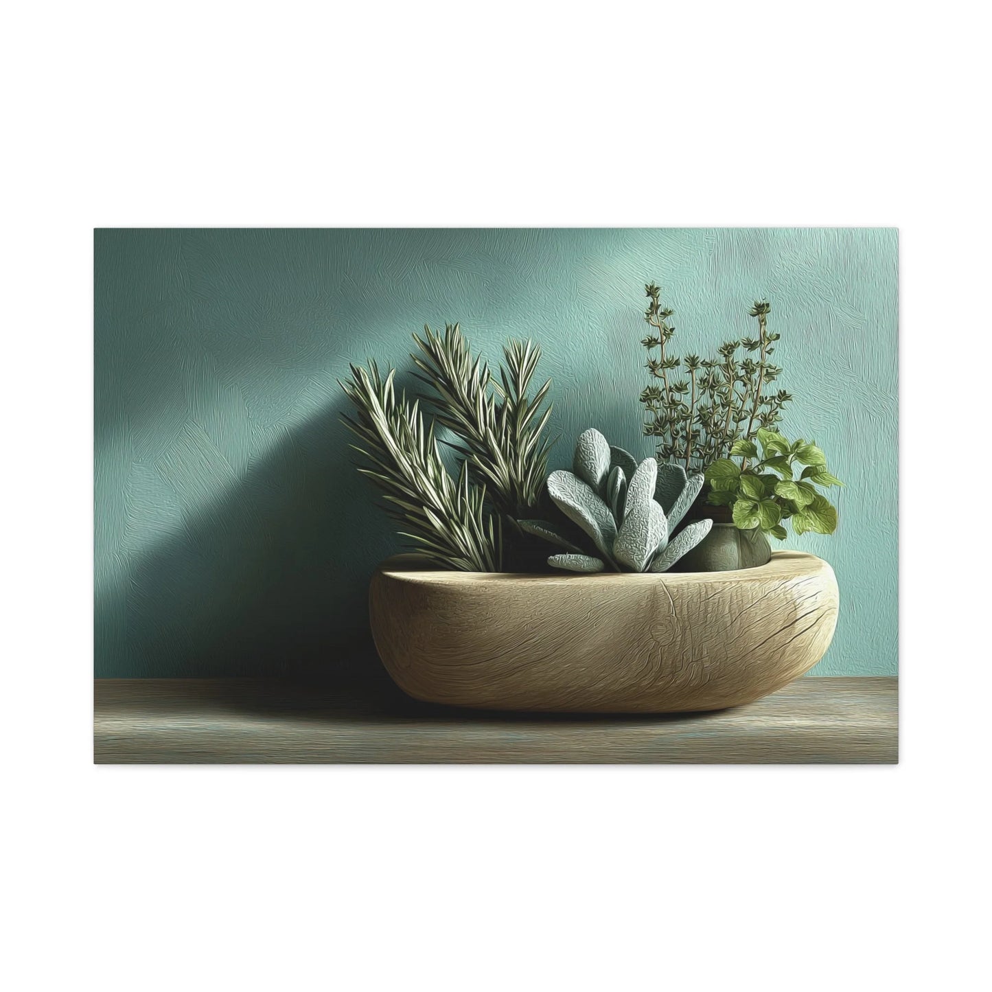 Tableau Aromatiques vert sauge esprit slow food