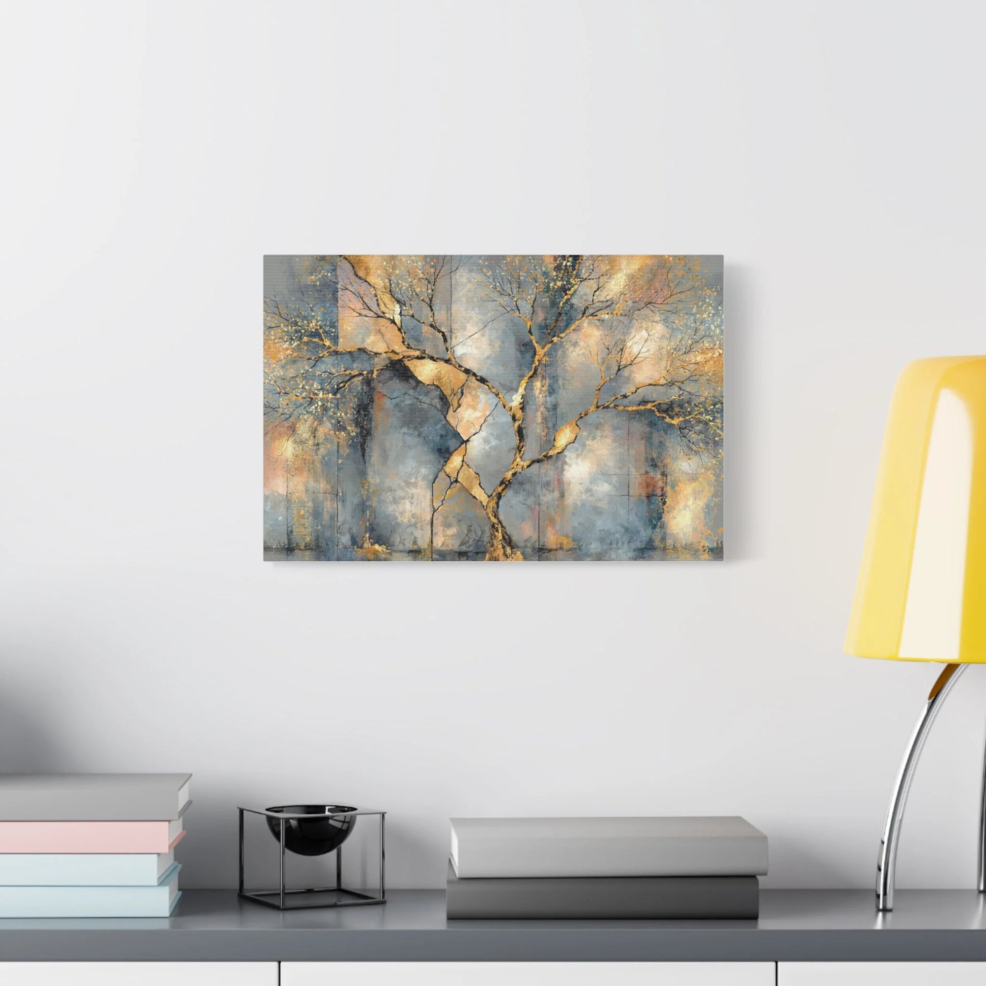 Tableau Gris doré dans un hall d'hôtel design