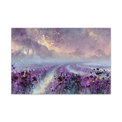 Tableau Lavande violet — vue de face