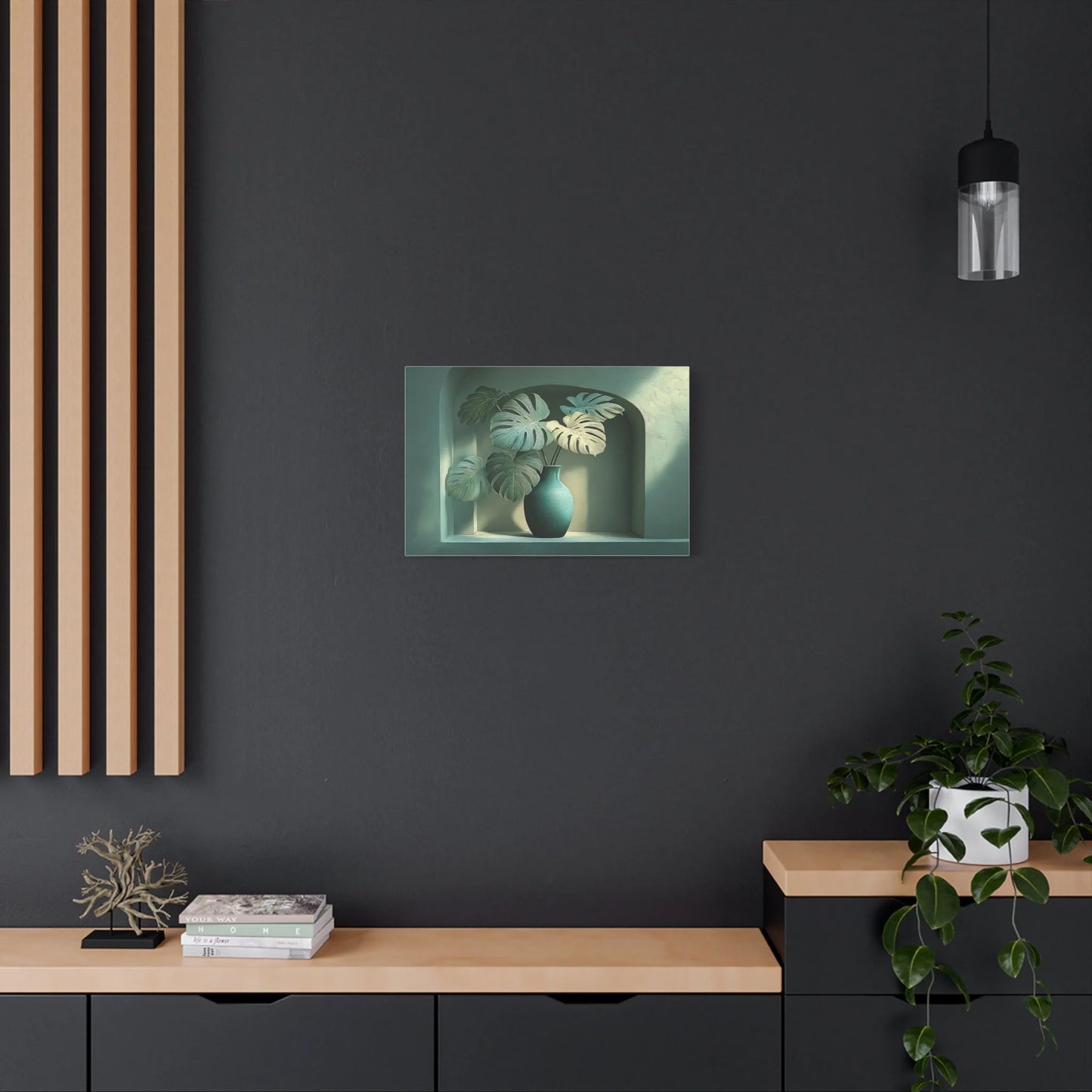 Tableau Détail des découpes du monstera
