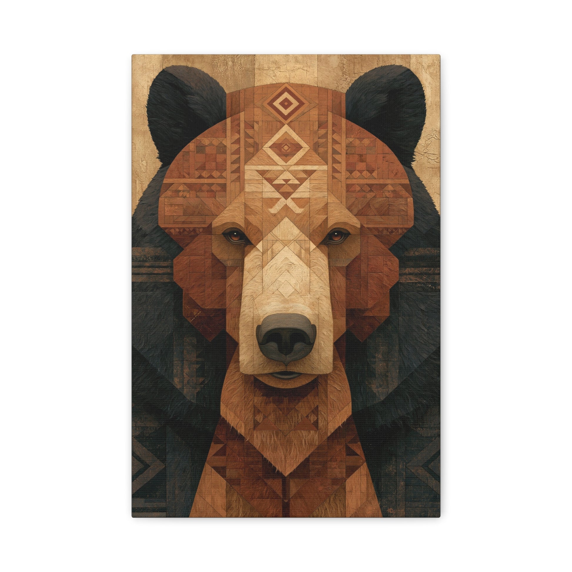 Tableau Ours Tribal Totem - Esprit Protecteur - format S