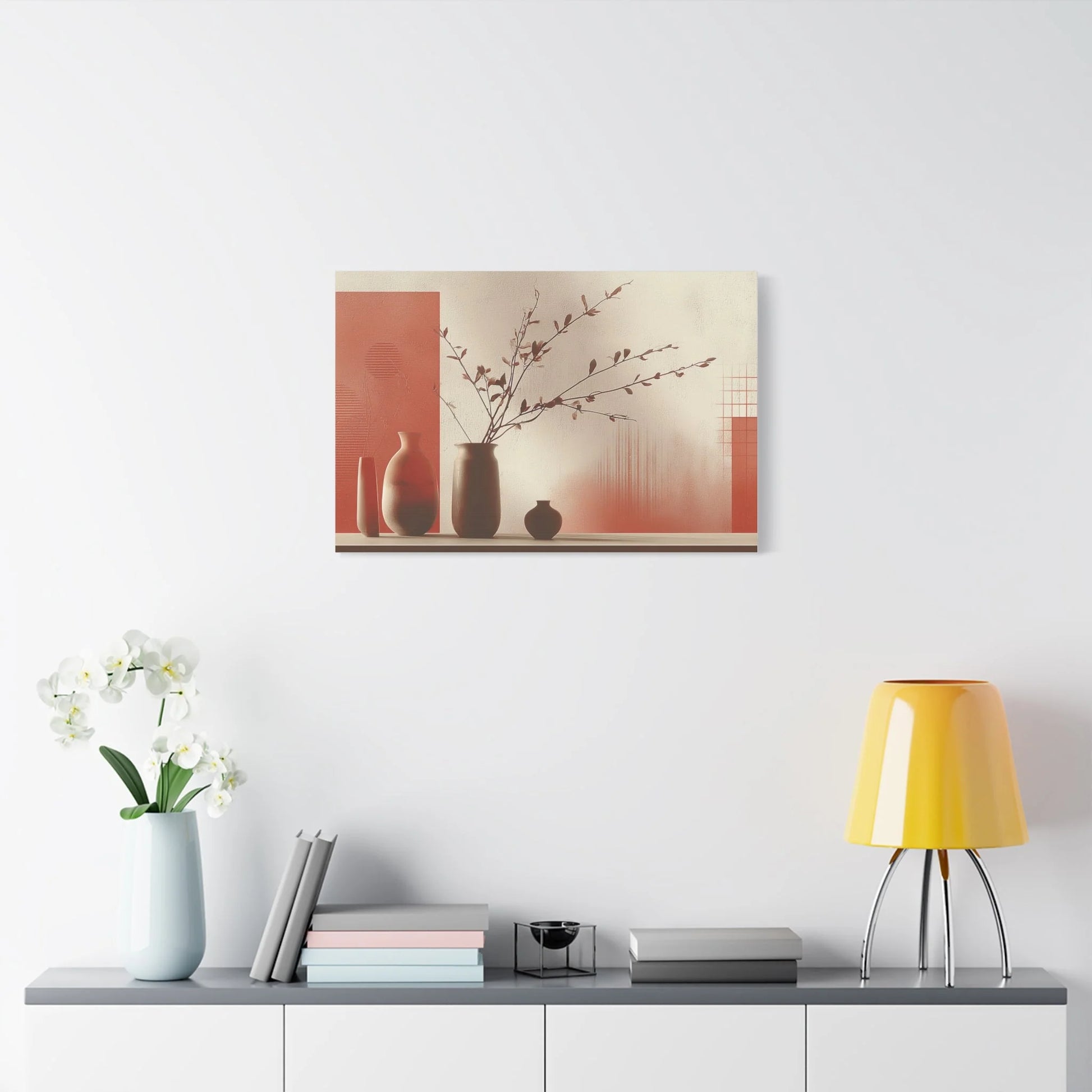 Tableau tableau mural vases — ambiance contemplative