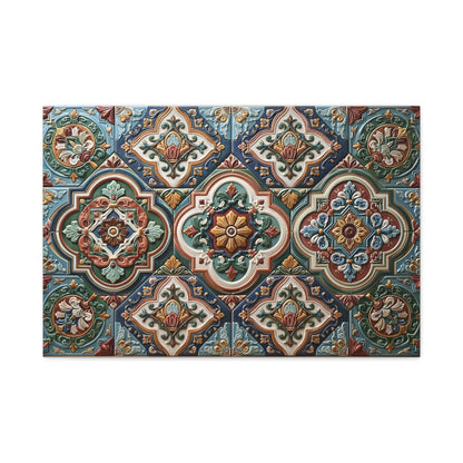 Tableau en Mosaïque Zellige Fès Meknès - Étoile Marocaine - intégration salon scandinave