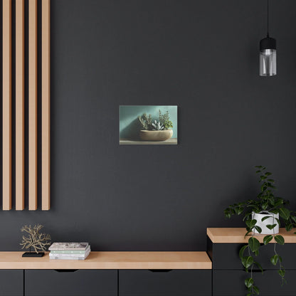 Tableau Tableau cuisine vert sauge bois comptoir de café