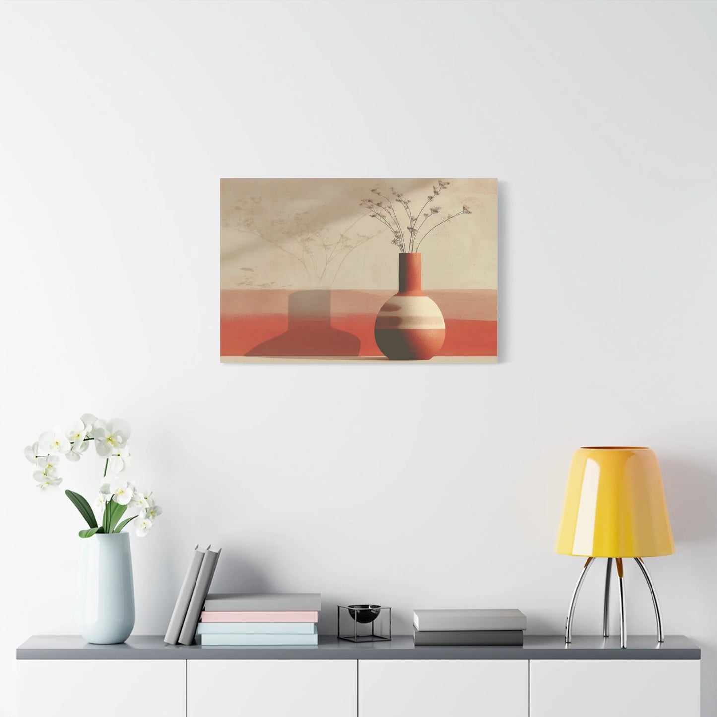 Tableau tableau mural vase — ambiance atelier