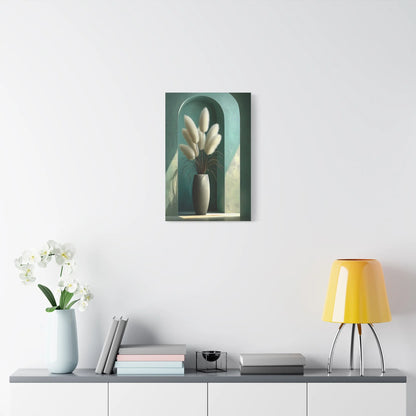 Tableau Pampas vert sauge esprit riad modernisé