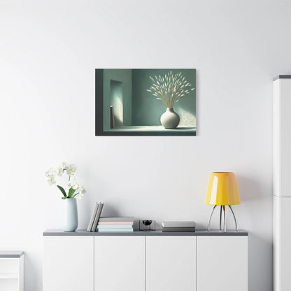 Tableau Tableau vert sauge gris ambiance japandi