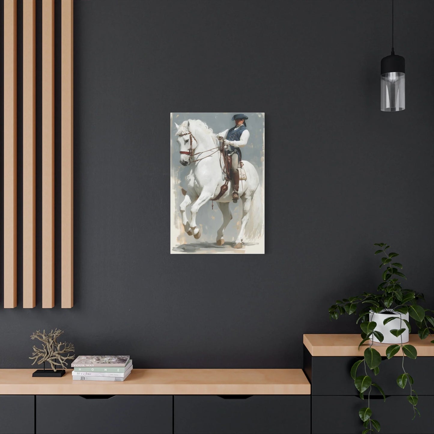 Vue zoom sur la piaffe du Lipizzaner