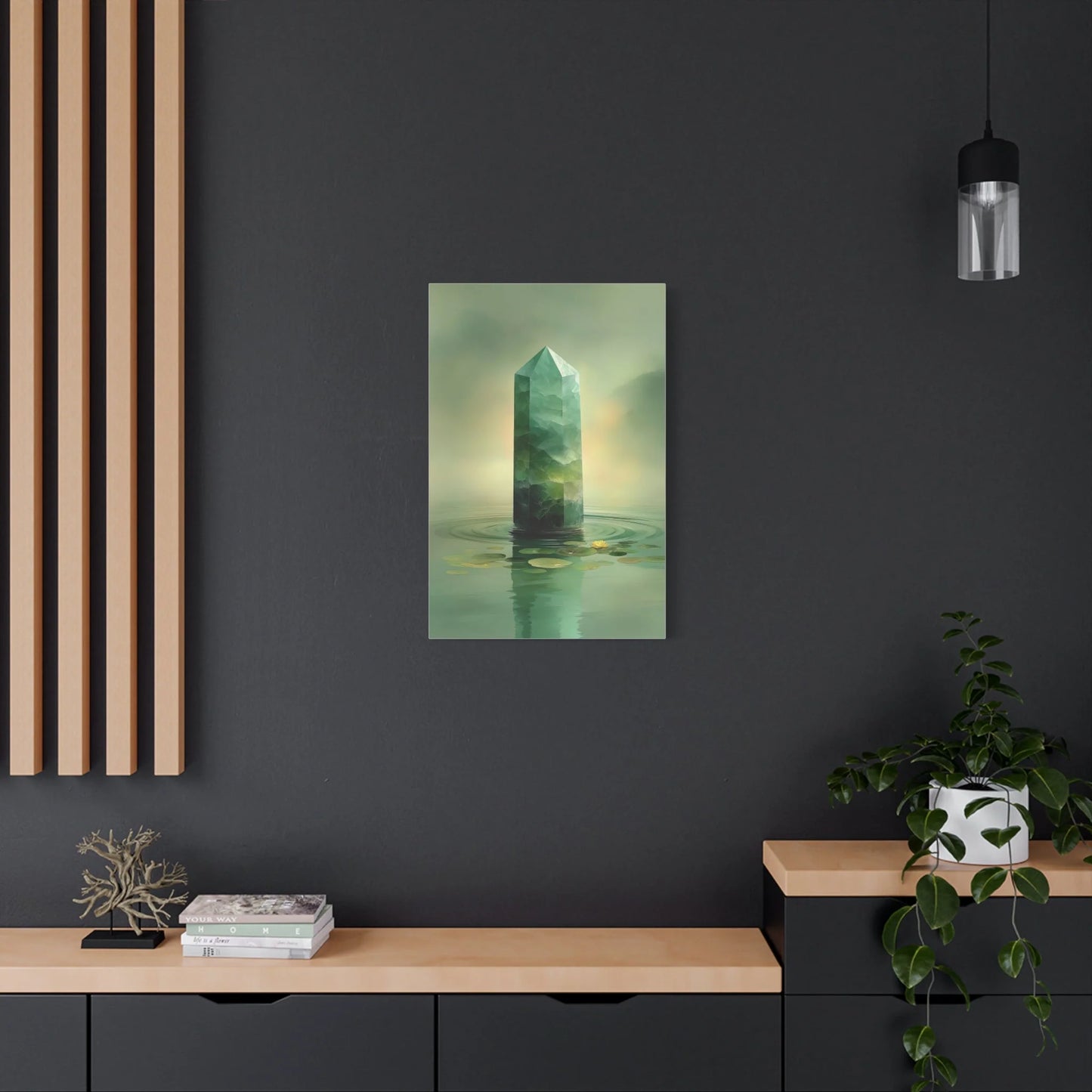 Tableau Cristal sur toile de coton 470 g/m²