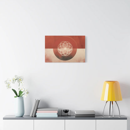 Tableau décoration murale mandala dans un salon contemporain