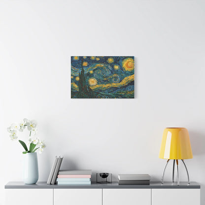 Tableau en Mosaïque Ciel Étoilé Tourbillon - Nuit de Tesselles - ambiance chambre adulte