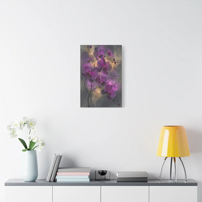 Tableau Orchidées exotiques esprit Singapour Thaïlande