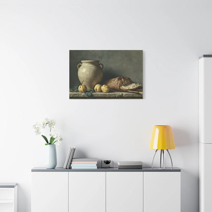 Tableau Nature Morte Espagnole - Table Ibérique - ambiance loft haut de plafond