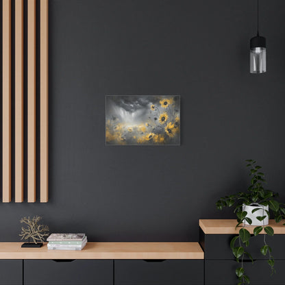 Tableau Détail des cœurs noirs des tournesols