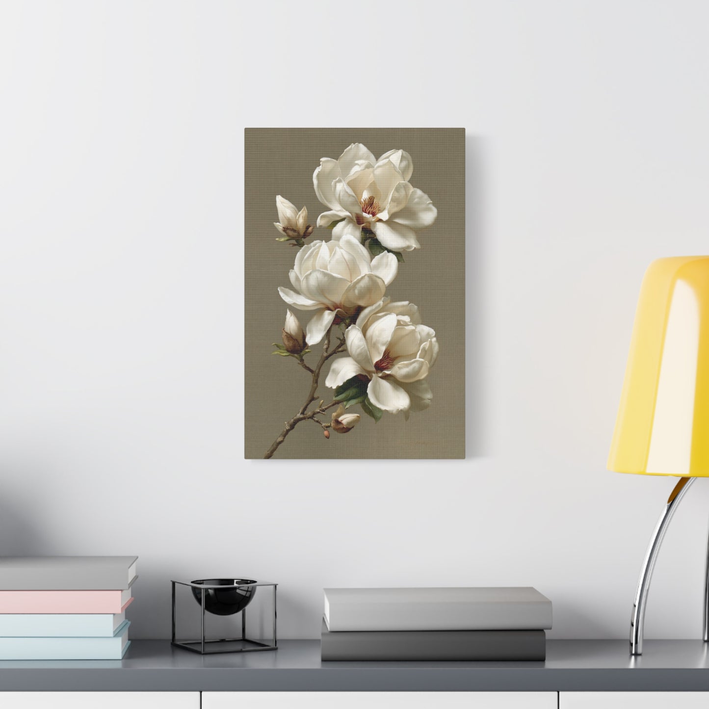 Tableau Beige Blanc - Magnolia
