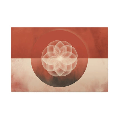 Tableau tableau mandala dans un bureau zen