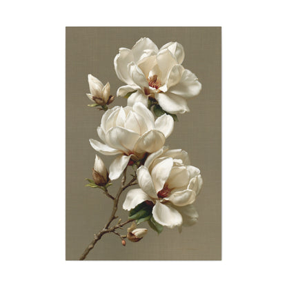 Tableau Beige Blanc - Magnolia