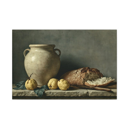 Tableau Nature Morte Espagnole - Table Ibérique - ambiance bureau créatif