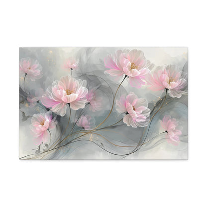 Tableau Gris rose pâle — vue de face