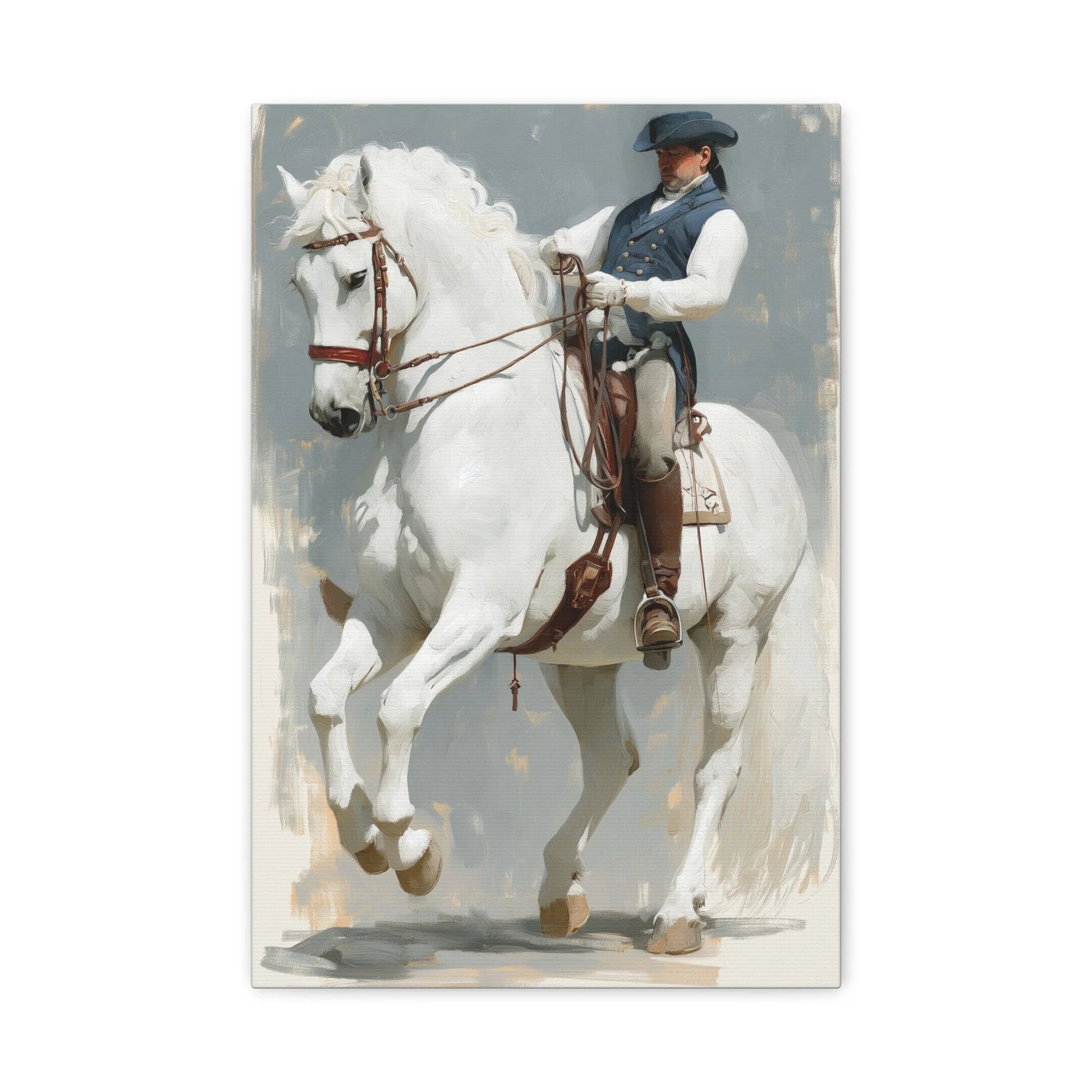 Tableau Cheval Andalou - Piaffe Baroque