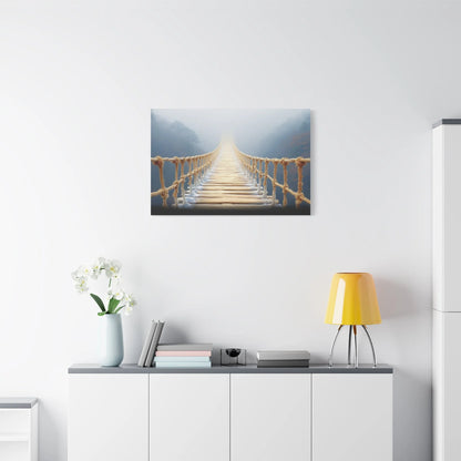 Tableau Tableau pont zen ambiance japandi