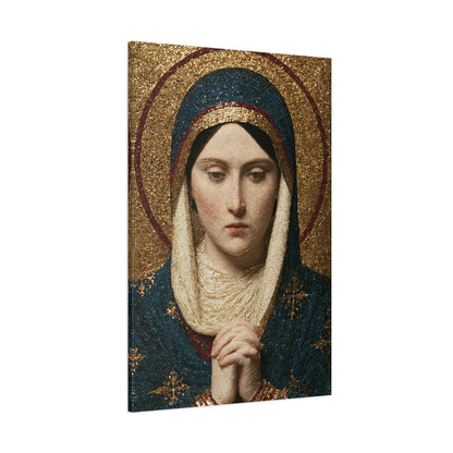 Tableau en Mosaïque Byzantine Ravenne Dorée - Lumière d’Icône - décor monumental espace ouvert