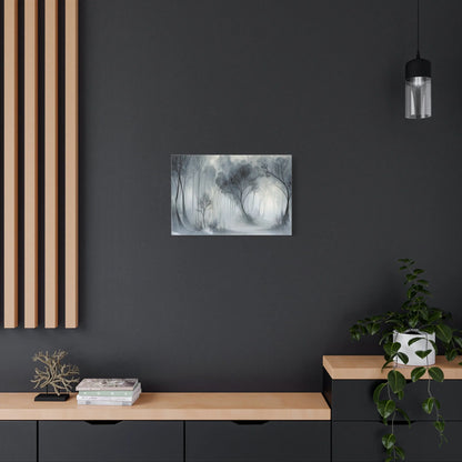 Tableau Détail des silhouettes graphiques d'arbres