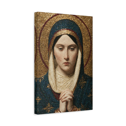 Tableau en Mosaïque Byzantine Ravenne Dorée - Lumière d’Icône - ambiance chambre adolescent