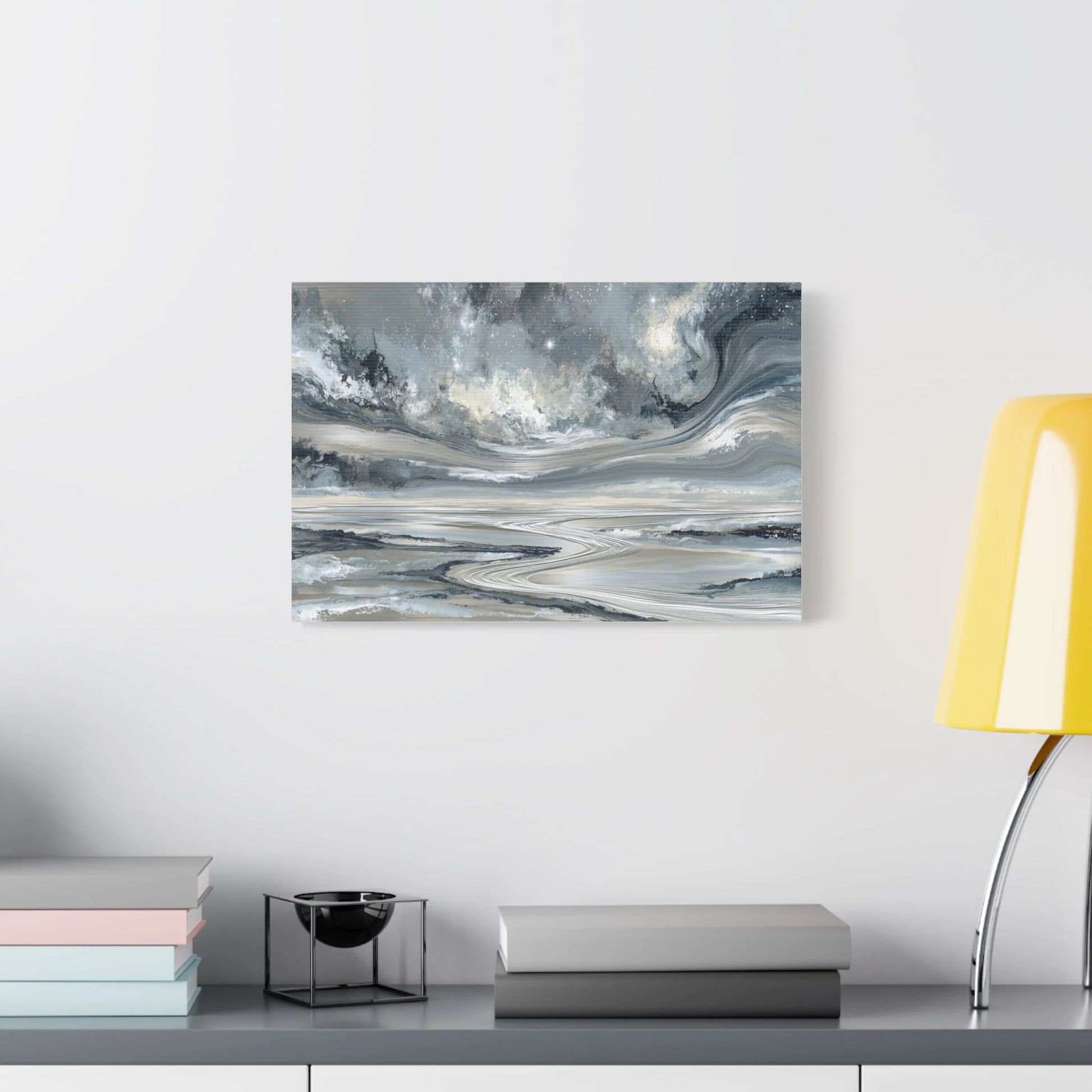 Tableau Argenté gris dans un hall d'hôtel