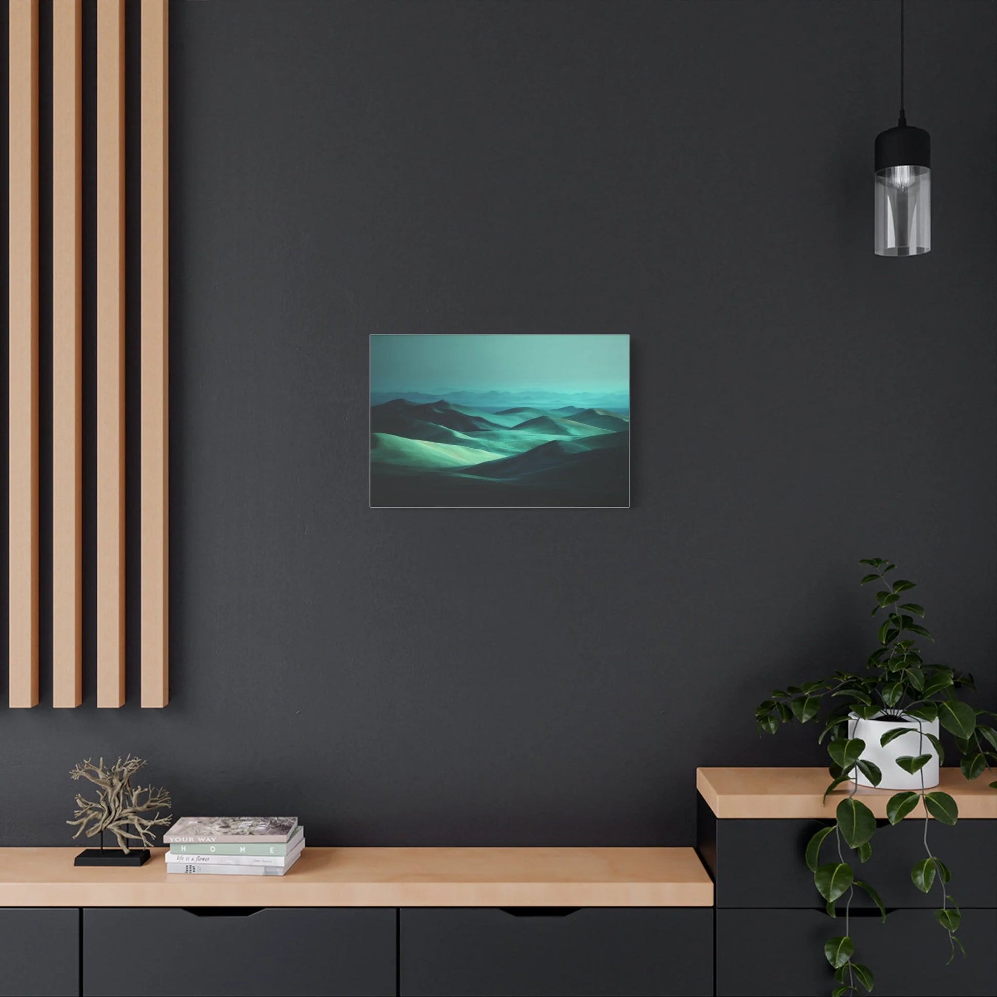 Tableau Détail des courbes de dunes sculptées