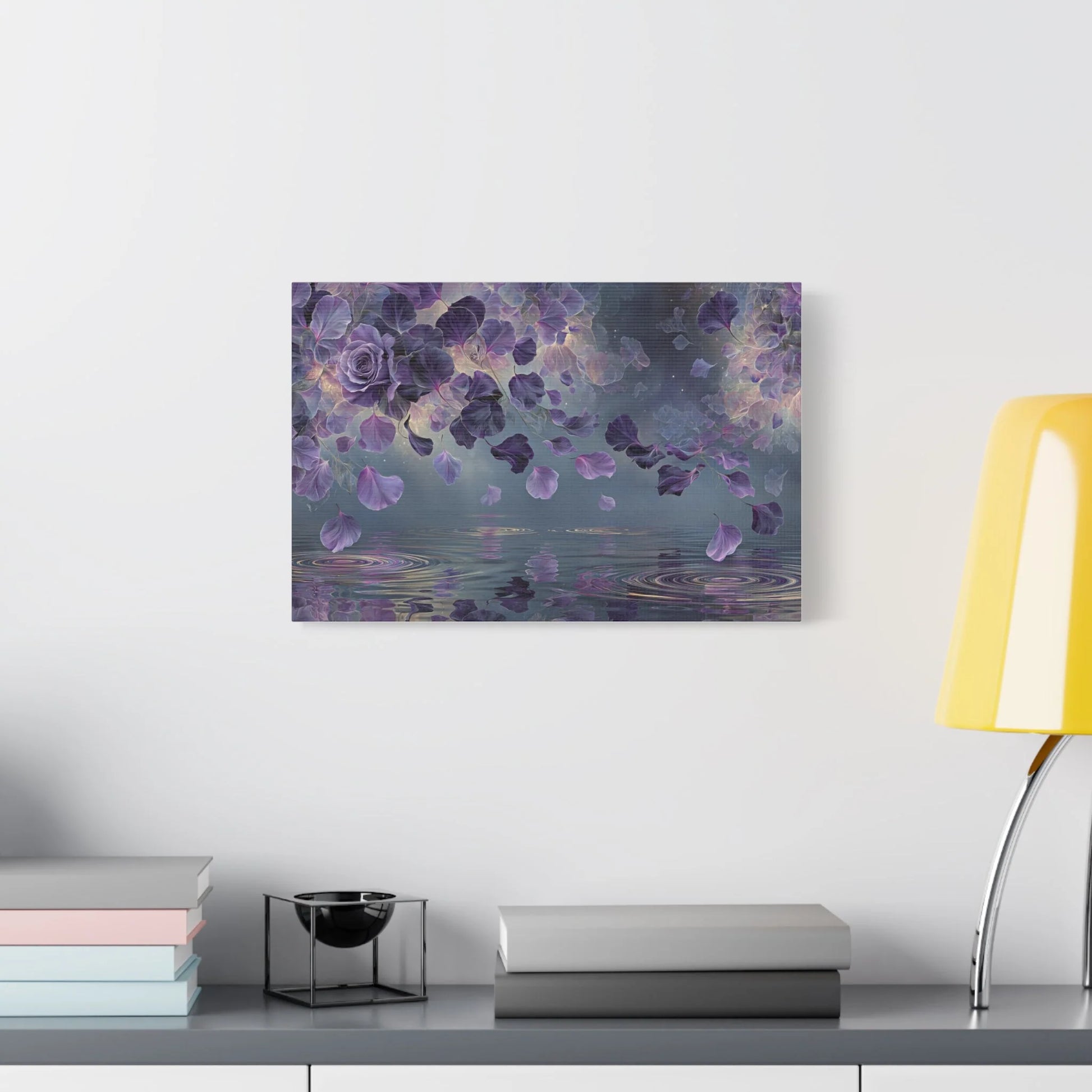 Tableau Pétales eau dans un hall d'hôtel