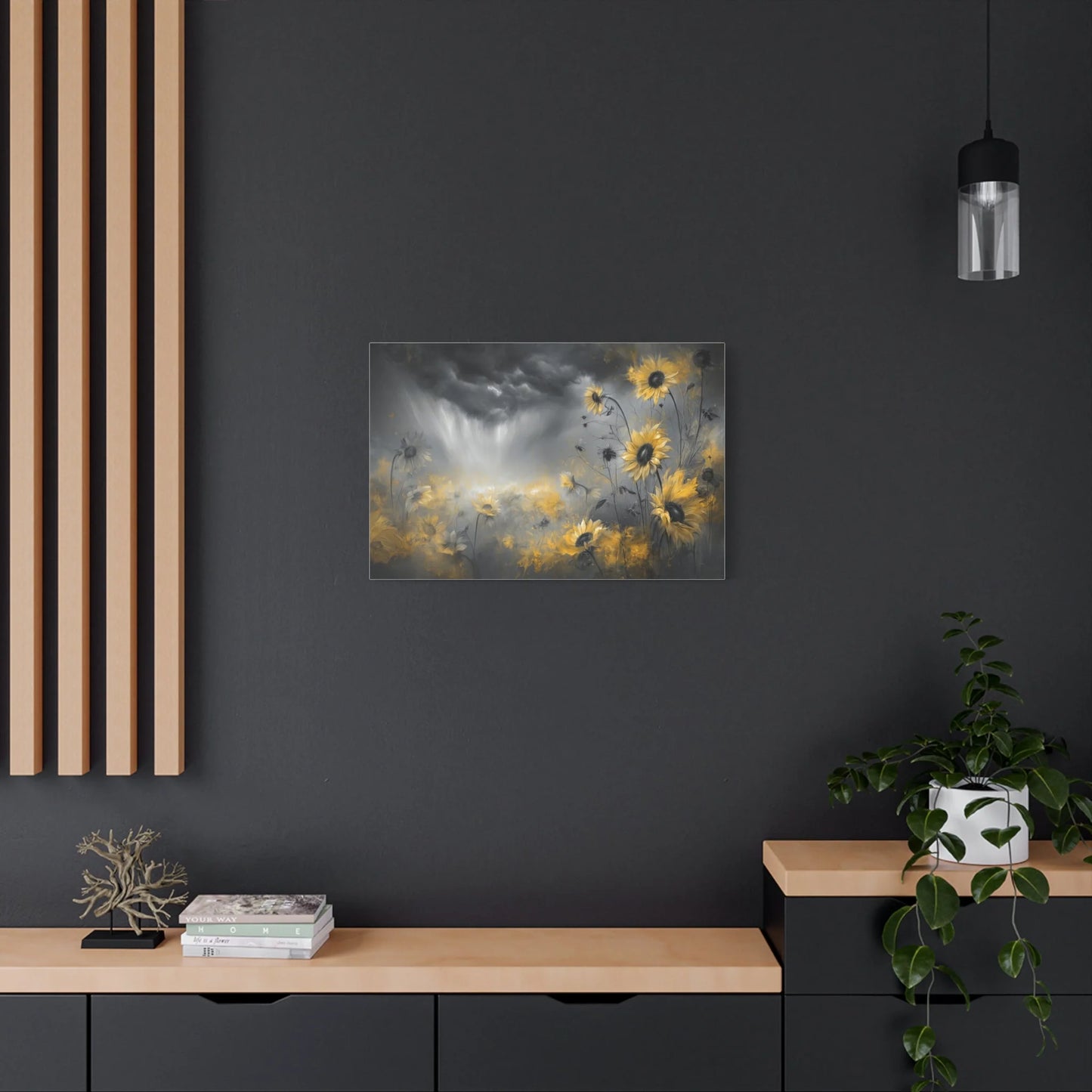 Tableau Tournesols sur toile de coton 470 g/m²