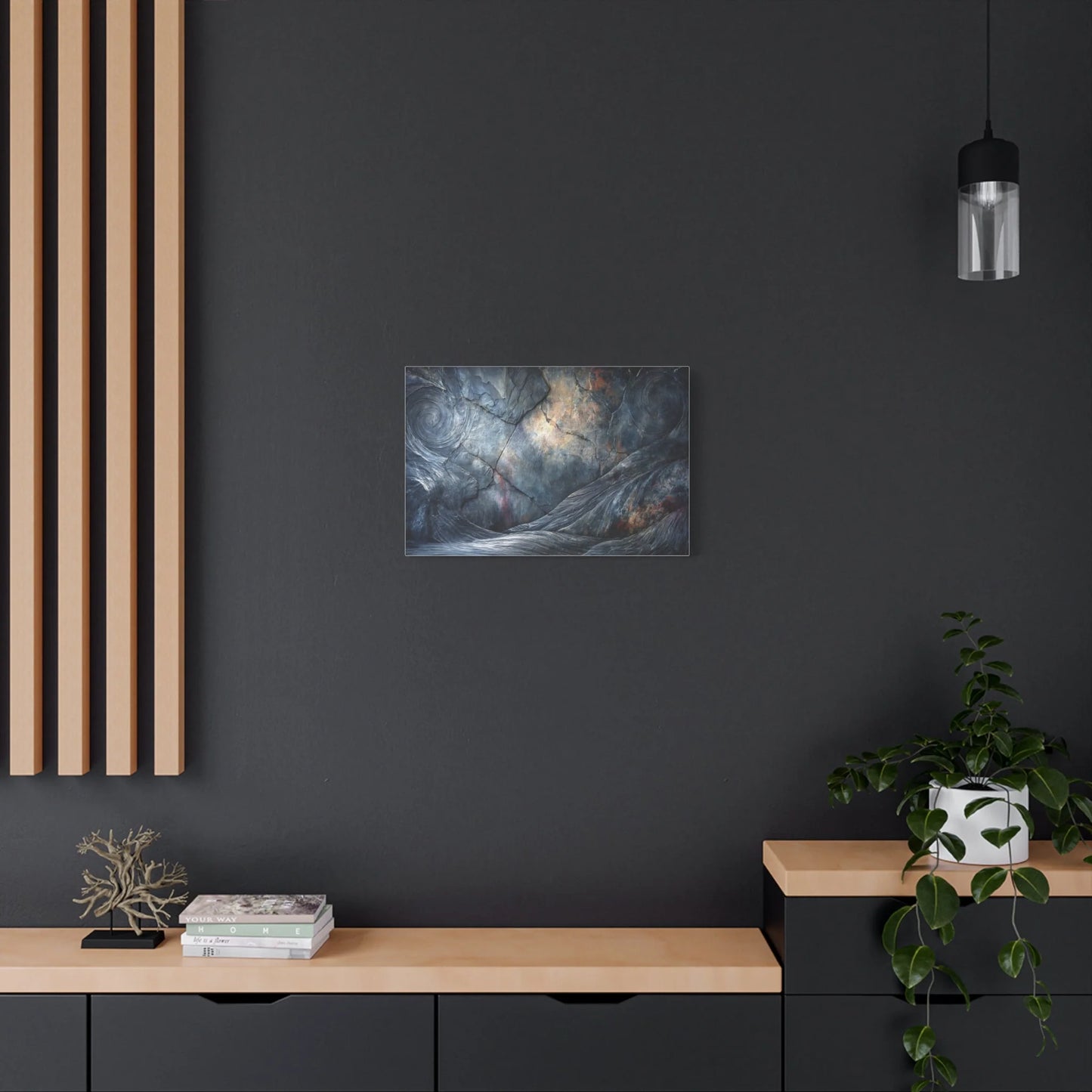 Tableau Détail des craquelures en or rouille