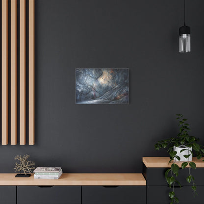Tableau Détail des craquelures en or rouille