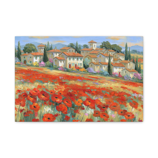 Tableau Coquelicots de Provence - Lumière de Juillet