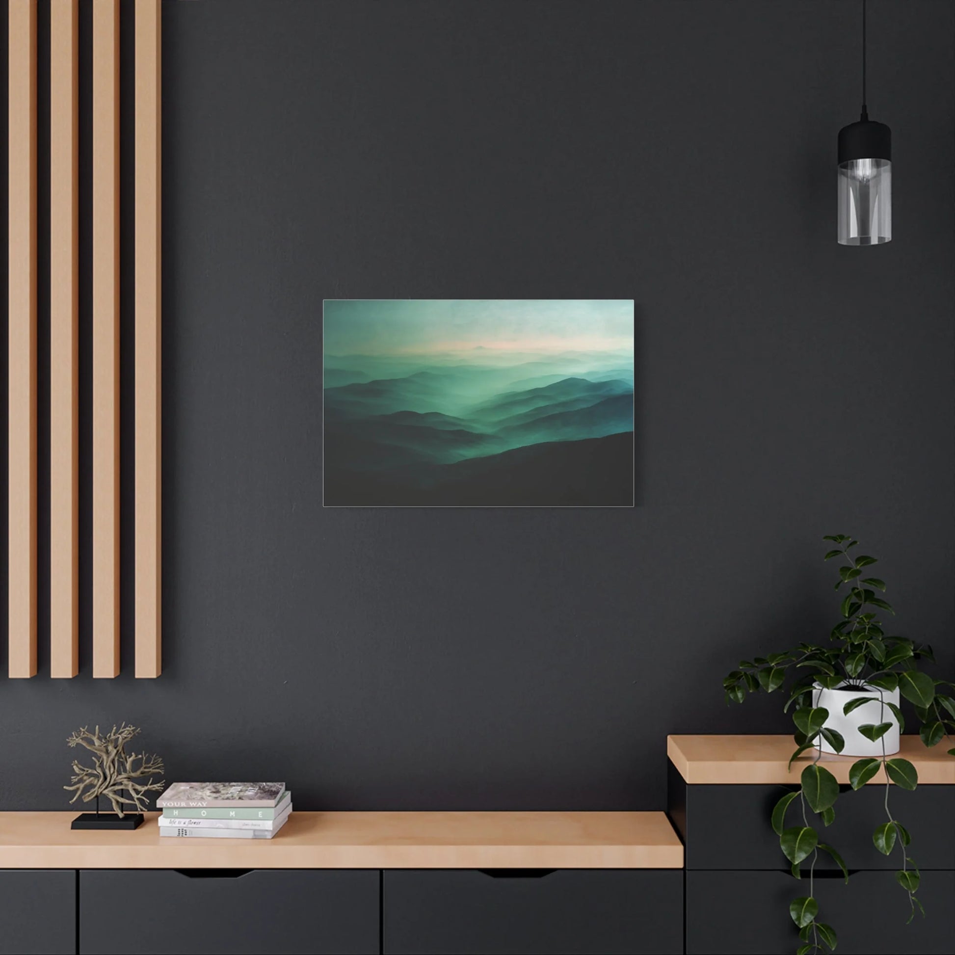 Tableau Paysage sur toile de coton 470 g/m²