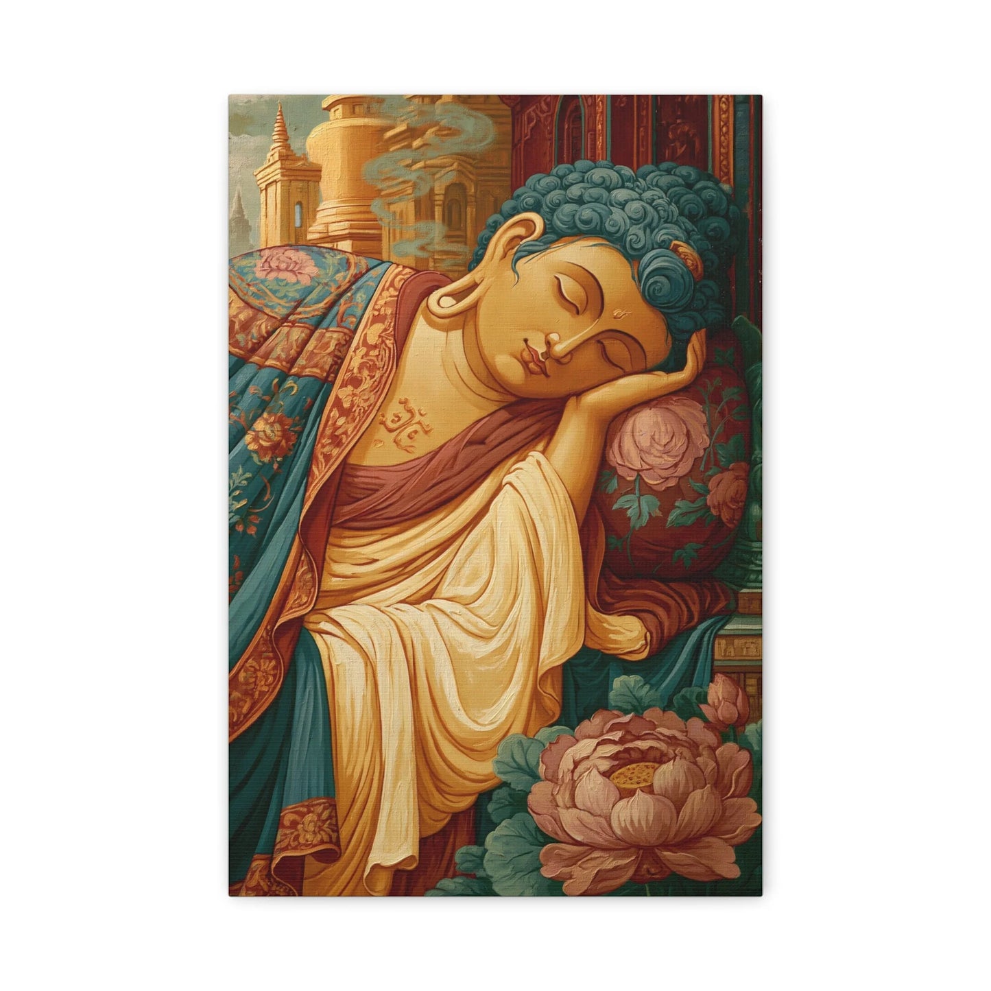 Tableau Bouddha Couché - Paix du Parinirvāna