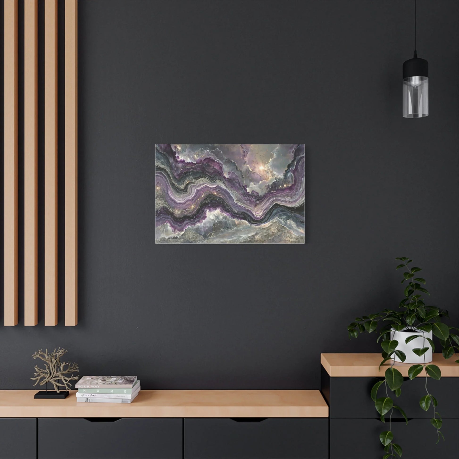 Tableau Marbre sur toile de coton 470 g/m²